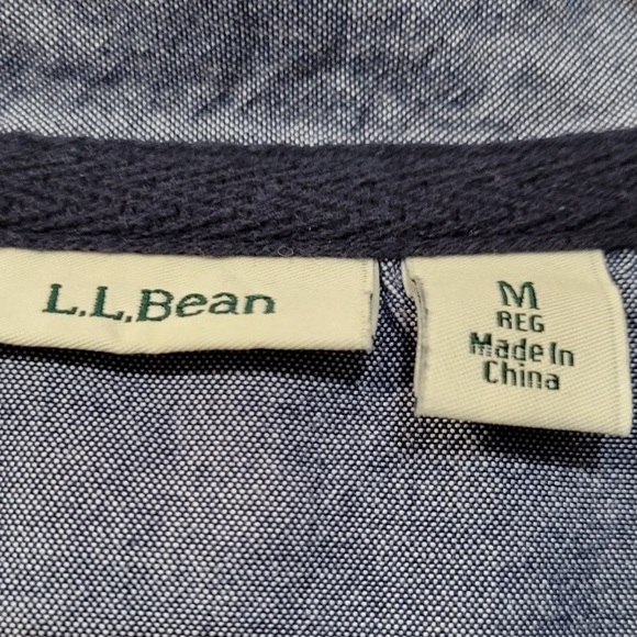 L.L. Bean Soft Rugby Pullover women’s size medium - Picture 4 of 4